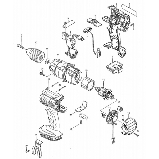 Makita Perceuse visseuse  BDF451