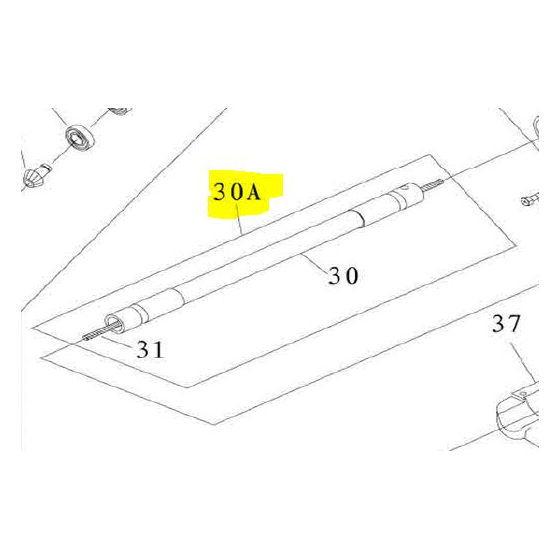 Hikoki Arbre de transmission avec tube arrière pour débroussailleuse (790523)