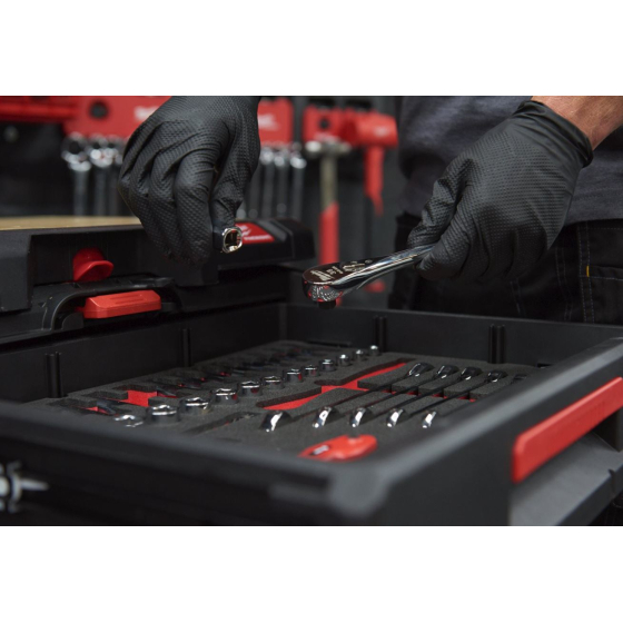 Milwaukee Gants jetables en nitrile noir (Boite de 50pcs) Milwaukee Gants jetables en nitrile noir (Boite de 50pcs)