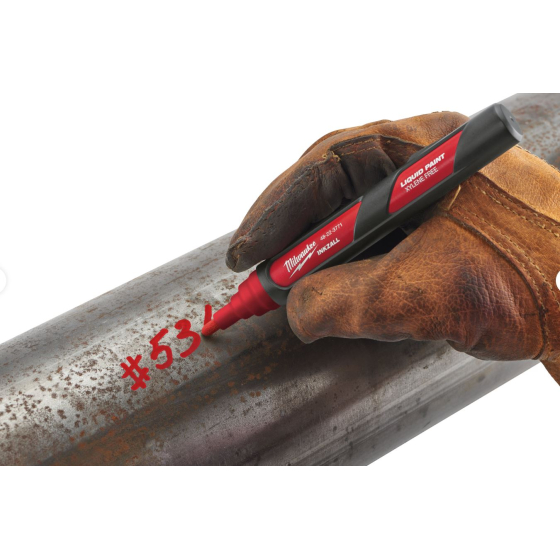 Milwaukee Marqueur de peinture rouge INKZALL (4932492143)