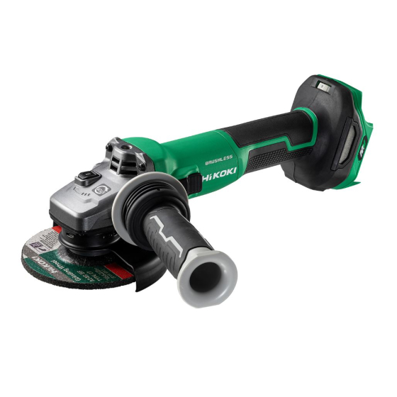 Hikoki G3613DEW2Z Meuleuse sans fil 36V ø125mm Li-ion Brushless Multivolt avec coffret Hit-Case