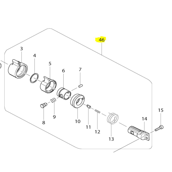 Makita Ensemble serre-lame pour scie sabre DJR143, DJR183, JR100D, JR103D (126201-3)