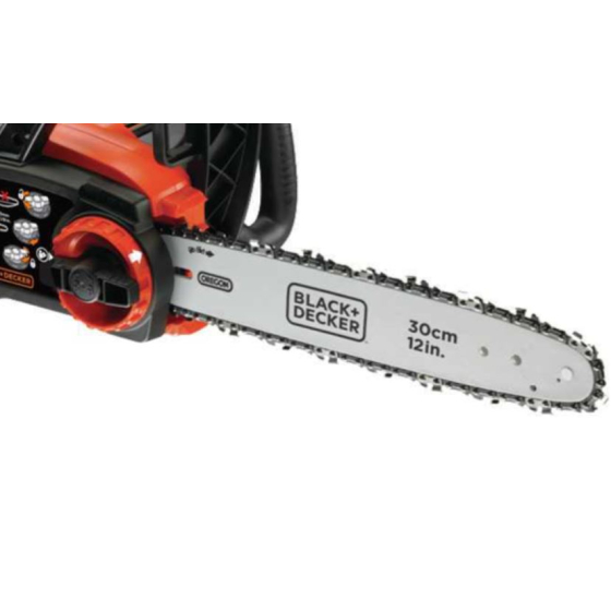 Black & Decker Guide Chaine 30cm pour tronçonneuse GKC3630 (N681496)