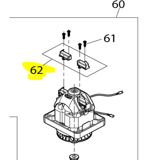 Makita Paire de charbons pour tondeuse ELM4121 & débroussailleuse UR3500, UR3501 (YA00000514 - YA00000814) Makita Paire de charbons pour tondeuse ELM4121 & débroussailleuse UR3500, UR3501 (YA00000514 - YA00000814)