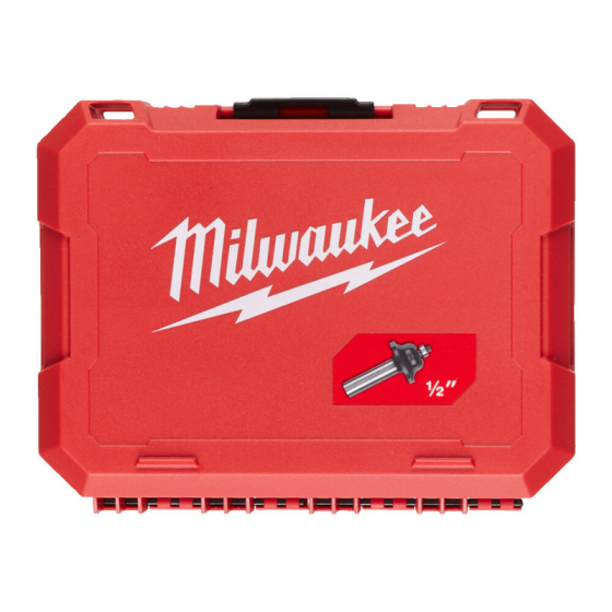 Milwaukee Coffret de 6 mèches pour défonceuse 12mm (4932493578) Milwaukee Coffret de 6 mèches pour défonceuse 12mm (4932493578)