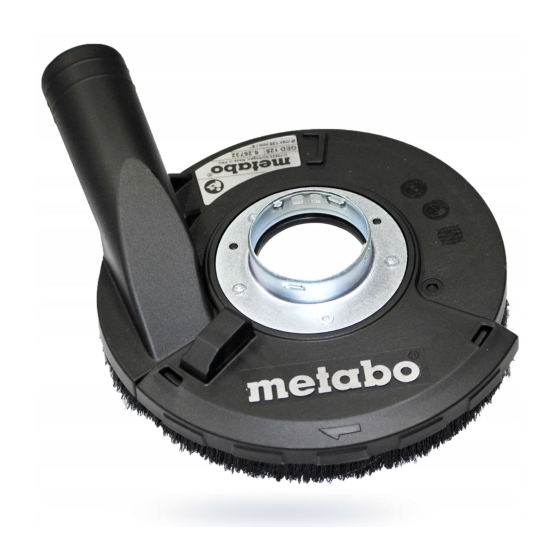 Metabo GED 125 Carter d'aspiration pour meuleuse ø125mm (626732000)