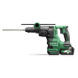 Hikoki DH3628DCWRZ Perforateur, burineur SDS+ 36V 3,2J Brushless 2x2.5Ah avec coffret de transport