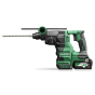 Hikoki DH3628DAWVZ Perforateur, burineur SDS+ 36V 3,2J Brushless 2x4.0Ah avec coffret de transport