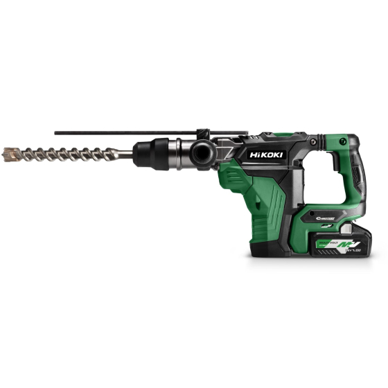 Hikoki DH36DMAWAZ Perforateur, burineur SDS MAX 36V 7,1J Brushless 2x4.0Ah avec coffret de transport