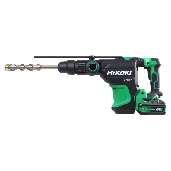 Hikoki DH3640DAWAZ Perforateur, burineur SDS MAX 36V 9,2J Brushless 2x4.0Ah avec coffret de transport