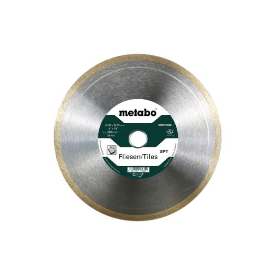 Metabo Meule de tronçonnage diamantée Carrelage professional 230x22,23mm (628557000)