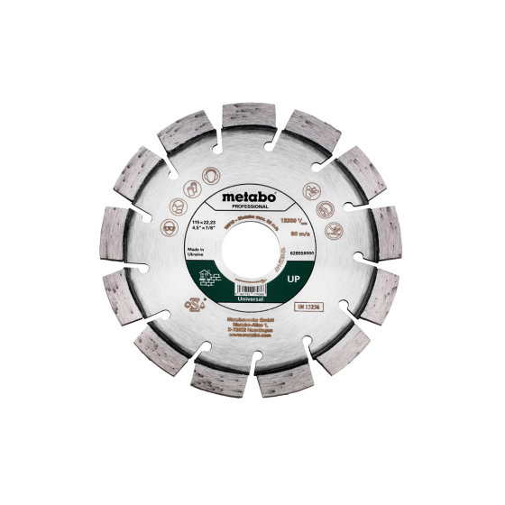 Metabo Meule de tronçonnage diamantée Universel professional 115x22,23mm (628558000)