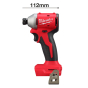 Milwaukee M18 BLIDRC-0 Visseuse à choc 18V 190Nm (4933492839)