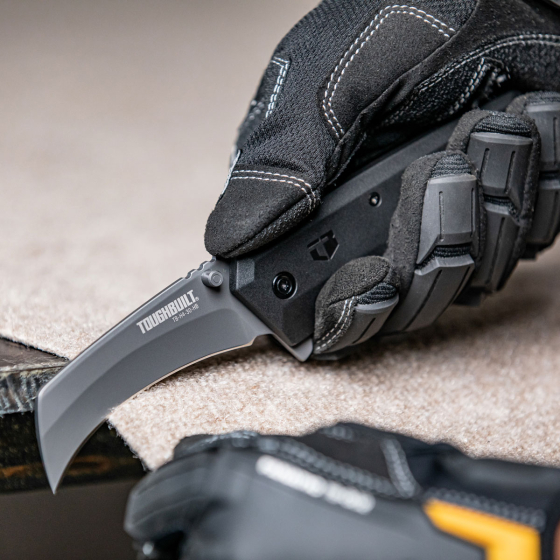 ToughBuilt Couteau pliant à lame crochue "Hawkbill" TB-H4-30-HB ToughBuilt Couteau pliant à lame crochue "Hawkbill" TB-H4-30-HB