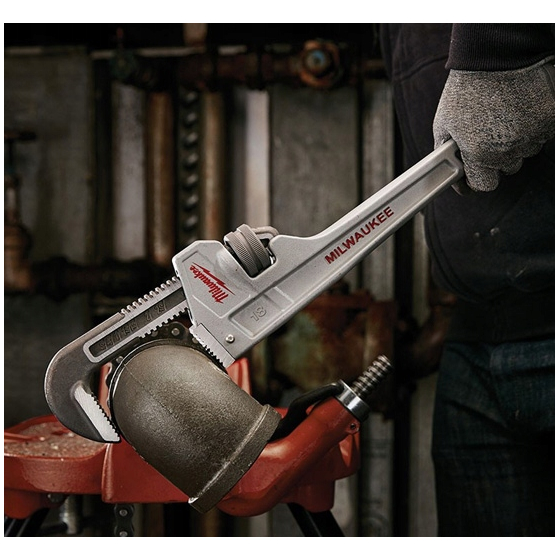 Milwaukee Clé à griffe 2" serre tube 300mm aluminium (48227212)