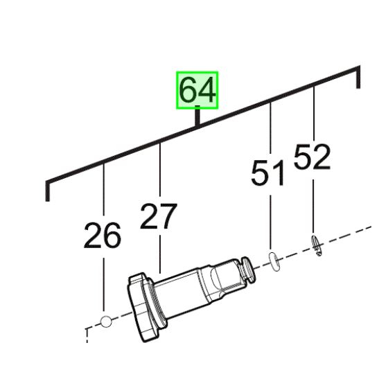 Milwaukee Enclume 1/2 pour boulonneuse M18CHIWF12 (4931436161)