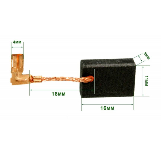 Makita 194074-2 Paire de Charbons CB325, CB326 pour meuleuse 9554HN, 9554NB, 9555HN, 9555NB, 9557HN, 9557NB, 9558HN, 9558NB Makita 194074-2 Paire de Charbons CB325, CB326 pour meuleuse 9554HN, 9554NB, 9555HN, 9555NB, 9557HN, 9557NB, 9558HN, 9558NB
