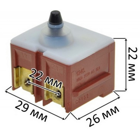 Makita Interrupteur pour meuleuse BGA452 (650579-7) Makita Interrupteur pour meuleuse BGA452 (650579-7)