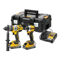 DeWalt DCK2052H2T-QW Kit 2 outils Perceuse DCD999 & Visseuse DCF850 18V XRP 2x5Ah Powerstack avec coffret T-STAK