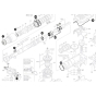 Bosch Kit de réparation pour perforateur GBH5-40DE & Würth BMH40-XE  (1617000430)