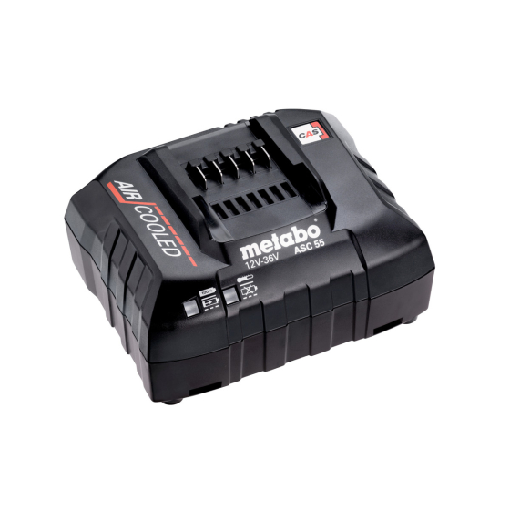 Metabo ASC 55 Chargeur de batterie Ultrarapide 12V, 14,4V, 18V & 36V Li-ion (627044000)