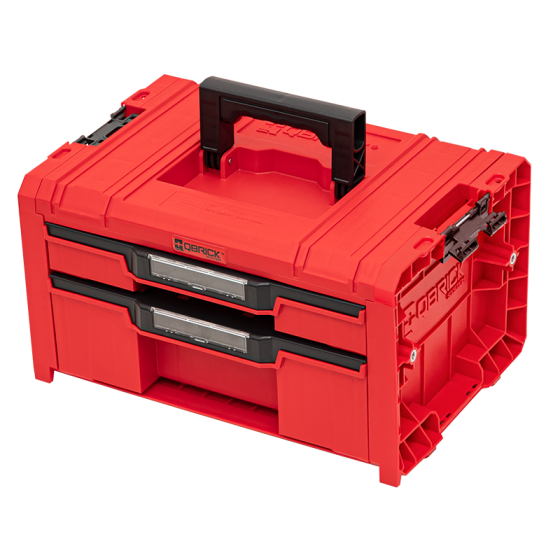 Qbrick Coffret à outils 2 tiroirs expert System PRO RED 2.0 Ultra HD (SKRQPROD3ECZEPG)