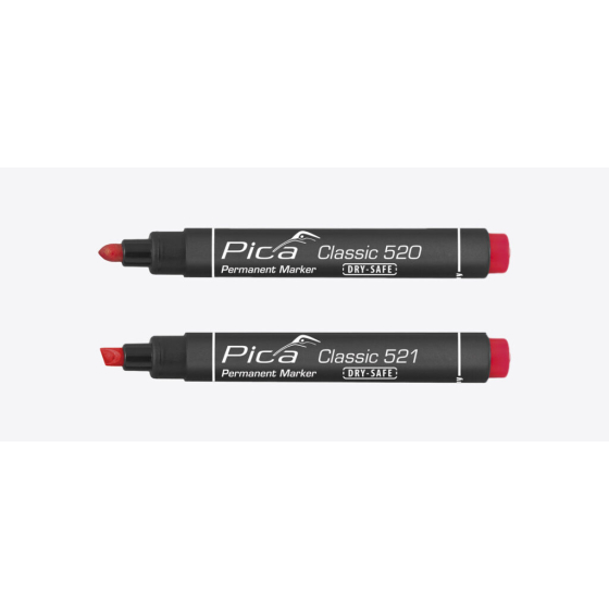 Pica CLASSIC 520 Set de 4 marqueurs permanent 4 couleurs 520/04 Pica CLASSIC 520 Set de 4 marqueurs permanent 4 couleurs 520/04