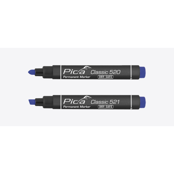 Pica CLASSIC 520 Set de 4 marqueurs permanent 4 couleurs 520/04 Pica CLASSIC 520 Set de 4 marqueurs permanent 4 couleurs 520/04
