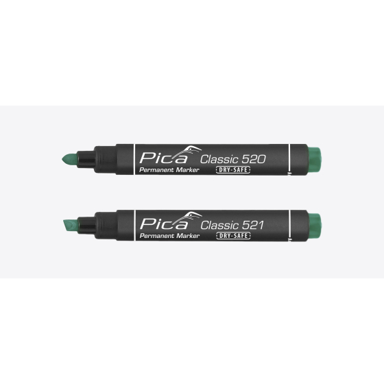 Pica CLASSIC 520 Set de 4 marqueurs permanent 4 couleurs 520/04 Pica CLASSIC 520 Set de 4 marqueurs permanent 4 couleurs 520/04