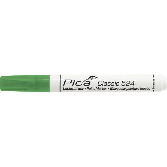 Pica CLASSIC 524 Marqueur industriel à peinture laquée vert 524/36
