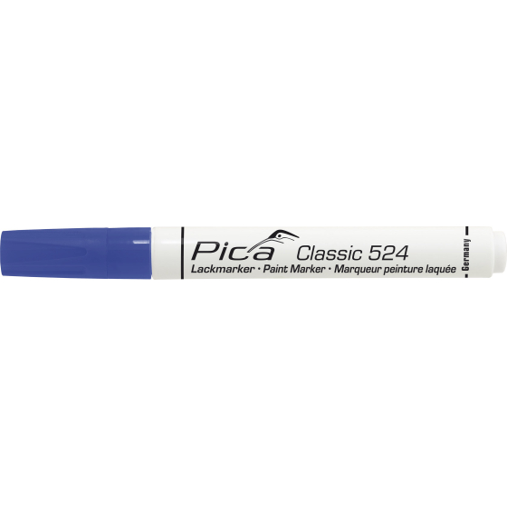 Pica CLASSIC 524 Marqueur industriel à peinture laquée bleu 524/41