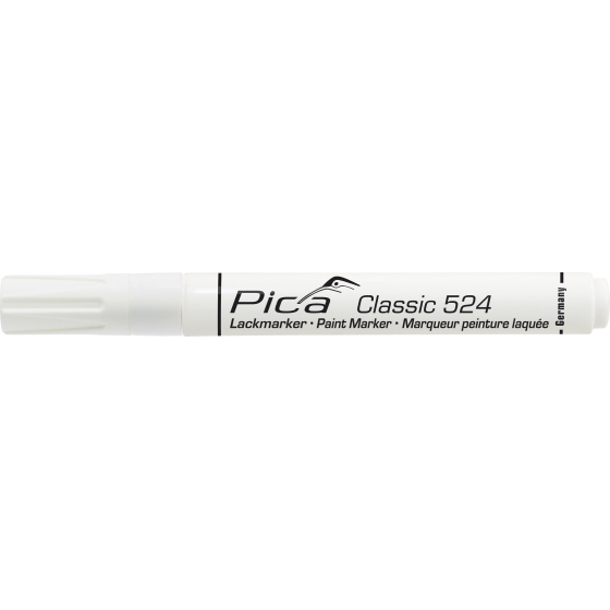 Pica CLASSIC 524 Marqueur industriel à peinture laquée blanc 524/52