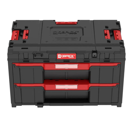 Qbrick Coffret à outils 2 tiroirs System ONE 2.0 (SKRQONED2CZAPG001)