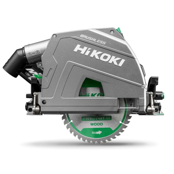 Hikoki C3606DPAWVZ Scie plongeante 36V ø165mm 2x4Ah avec coffret HitCase IV