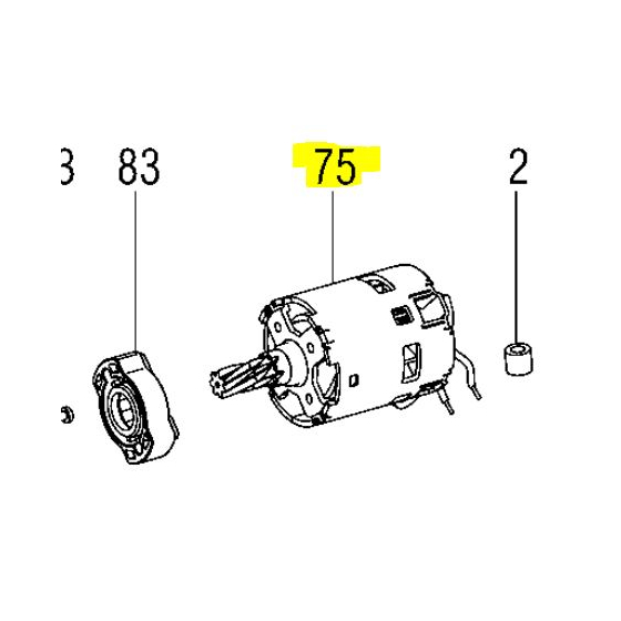 Metabo Moteur complet pour visseuse SE 18 LTX 6000 (316058130)