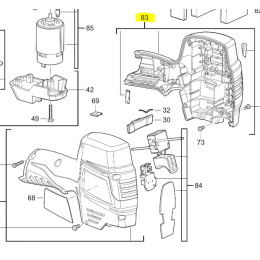 Milwaukee Carter pour scie sauteuse M12JS (4931435320)