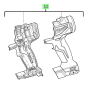 Milwaukee Carter pour perceuse à percussion M18BLDD2 & M18BLPD2 (4931466288)