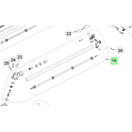 Ryobi Renvoi d'angle pour débroussailleuse RBC1226I (5131037332)