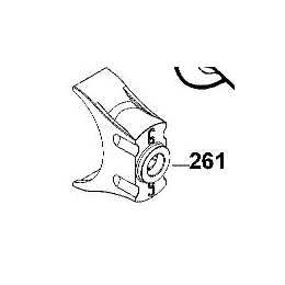 Dewalt  N021312 Doigt de Blocage Pour D25700K, D25701K, D25711K, D25712K, D25713K, D25721K, D25722K, D25723K