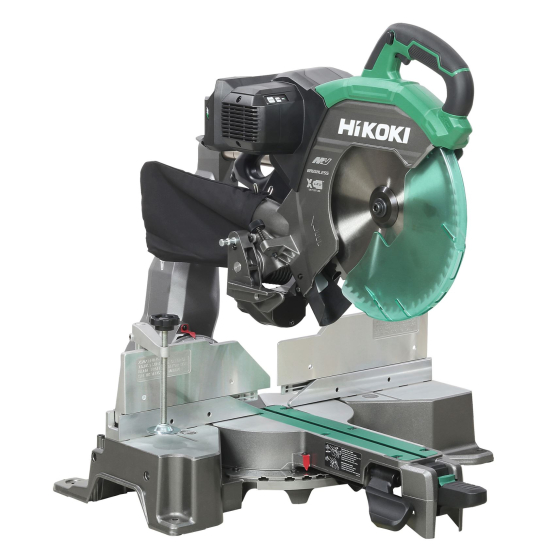 Hikoki C3612DRAWVZ Scie radial à onglet sans fil 36V ø305mm 2x2.5Ah (Machine seule)