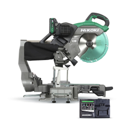 Hikoki C3612DRAWVZ Scie radial à onglet sans fil 36V ø305mm 2x2.5Ah (Machine seule)