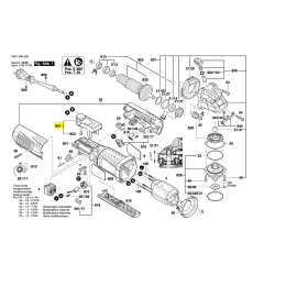 Bosch Platine régulateur de vitesse pour meuleuse d'angle GWS 15-125 CIEP, GWS 15-125 CIEPX (1607000DB5)