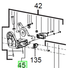 AEG Pivot pour scie à onglet radiale ø254mm PS254L (4931446294)