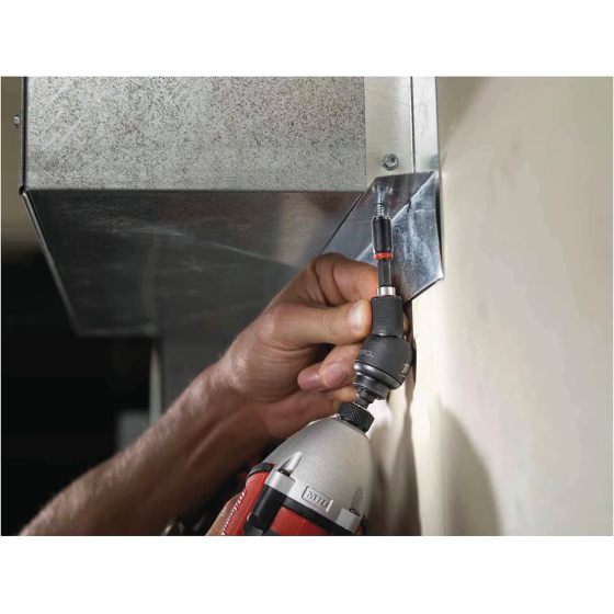 Milwaukee KNUCKLE Renvoi d'angle Hex ¼″ Shockwave pour visseuses à chocs (4932459781)