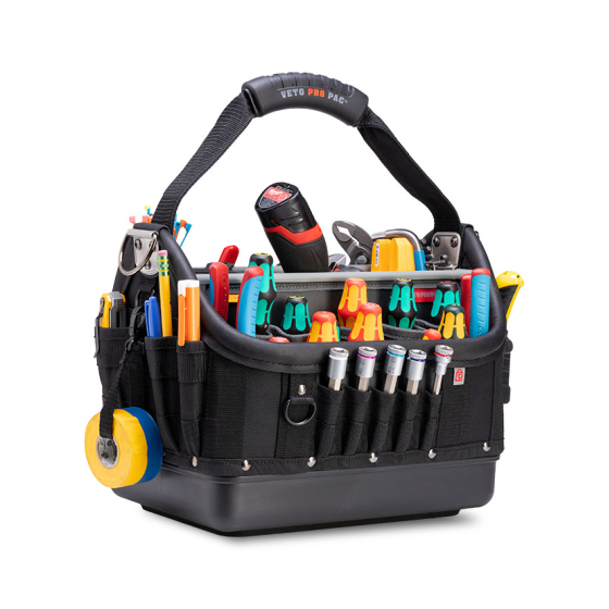 Veto Pro Pac Grand sac à outils ouvert Veto Tech OT-LC Blackout (AX3677) Veto Pro Pac Grand sac à outils ouvert Veto Tech OT-LC Blackout (AX3677)