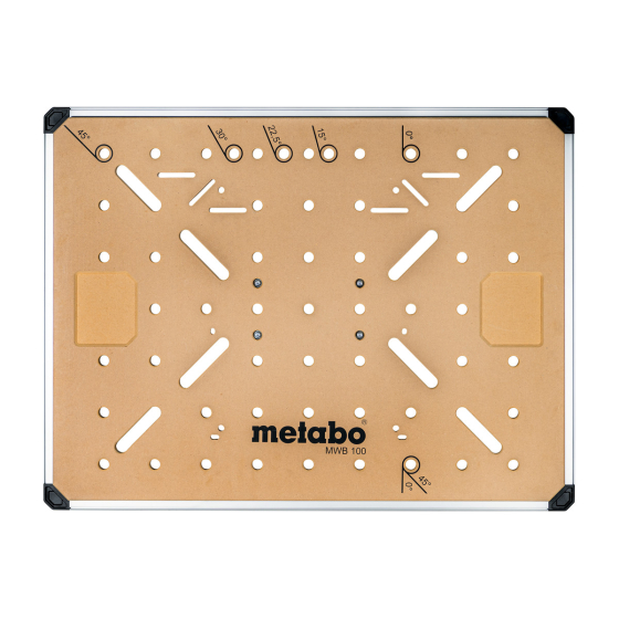 Metabo Table multifonctions MWB 100 (626991000) Metabo Table multifonctions MWB 100 (626991000)