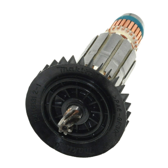 Makita Induit pour perforateur HR2410, HR2413, HR2420 (517403-6) Makita Induit pour perforateur HR2410, HR2413, HR2420 (517403-6)