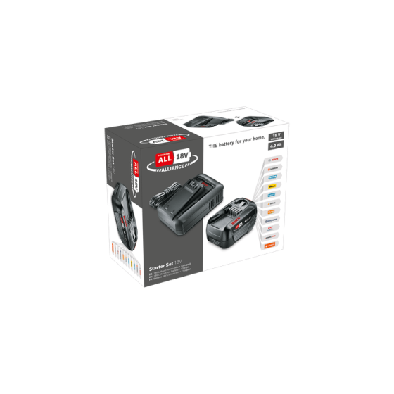 Bosch Starter set Batterie PBA 18V x1 4.0Ah avec chargeur AL 18V-44 (1600A031T6)