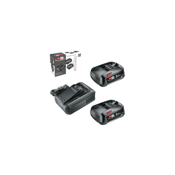 Bosch Starter set Batterie PBA 18V 2x2.5Ah avec chargeur AL 18V-44 (1600A031T5) Bosch Starter set Batterie PBA 18V 2x2.5Ah avec chargeur AL 18V-44 (1600A031T5)