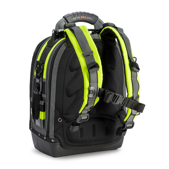 Veto Pro Pac Sac à dos à outils Veto Tech Pac Jaune Haute Visibilité (AX3515) Veto Pro Pac Sac à dos à outils Veto Tech Pac Jaune Haute Visibilité (AX3515)